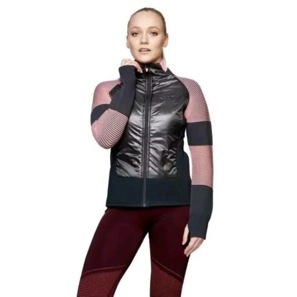 Kari Traa sz. L Sofie Hybrid Jacket Active Outdoor Athlesure Coat Full Zip Up